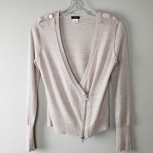 J. Crew Sweaters - JCrew Moto Zip Cardigan Wool & Linen Size Small J. Crew Sweaters - JCrew Moto Zip Cardigan Wool & Linen Size Small